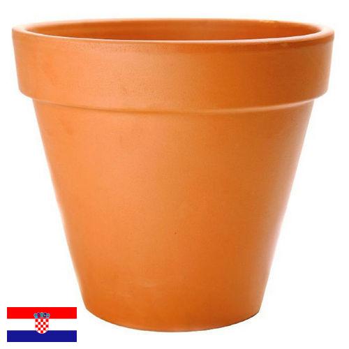 Цветочные горшки из Хорватии