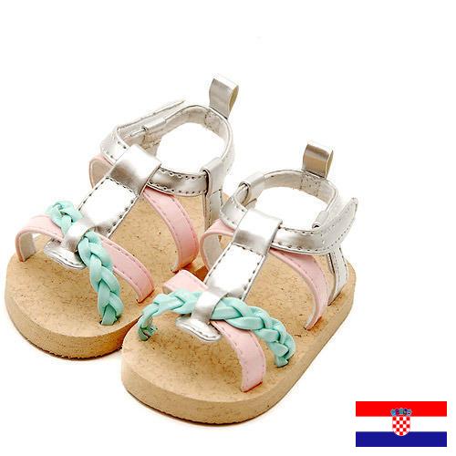 Детские босоножки из Хорватии