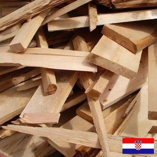 Древесные отходы из Хорватии
