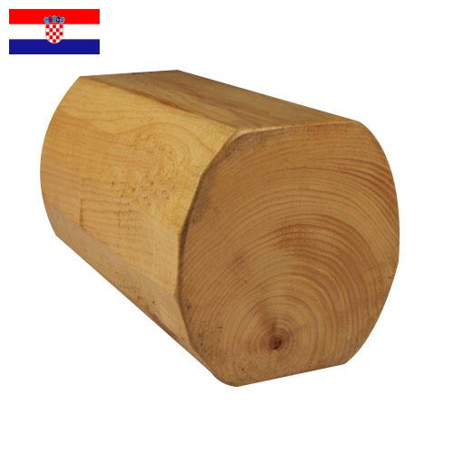 лесоматериалы круглые из Хорватии