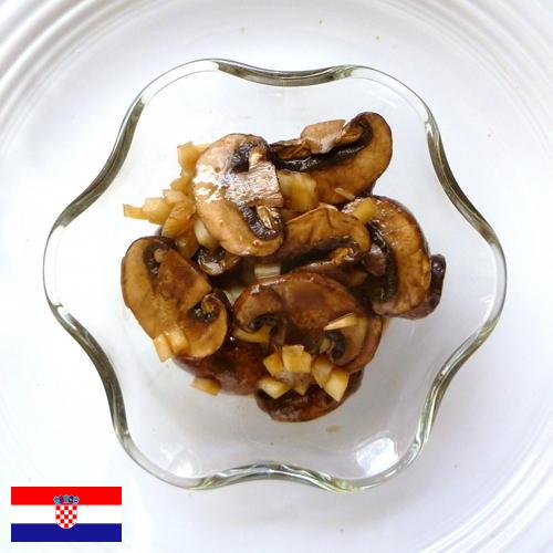 Маринованные грибы из Хорватии