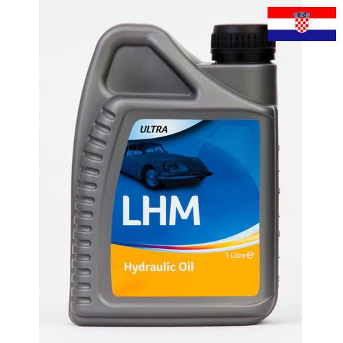 Масла гидравлические из Хорватии