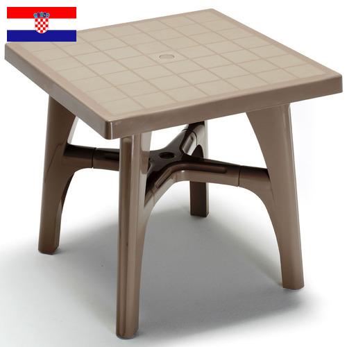 Мебель пластиковая из Хорватии