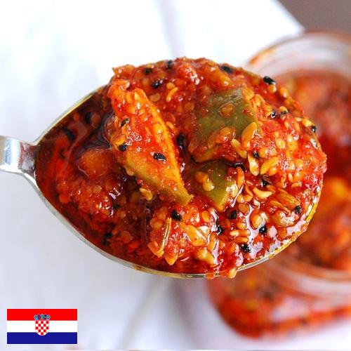 Огурцы маринованные из Хорватии