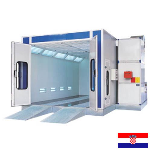 Окрасочная камера из Хорватии