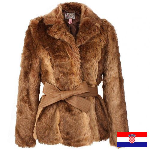 Пальто меховые из Хорватии