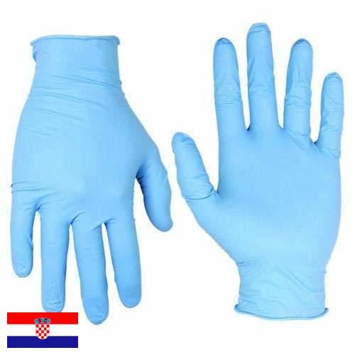 перчатки хирургические из Хорватии