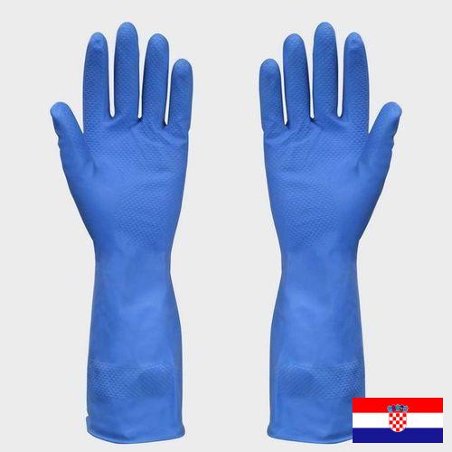перчатки из латекса из Хорватии