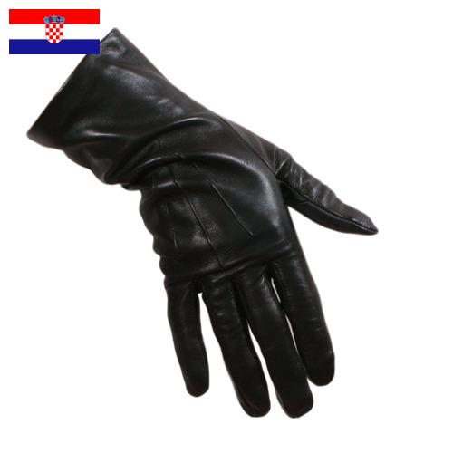 Перчатки кожаные из Хорватии