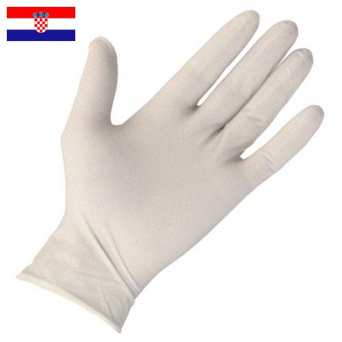 Перчатки одноразовые из Хорватии