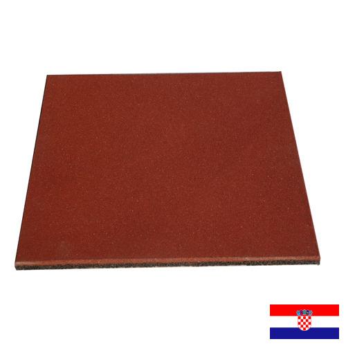плитка резиновая из Хорватии