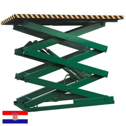 Подъемники ножничные из Хорватии