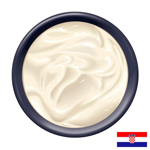 продукт сметанный из Хорватии