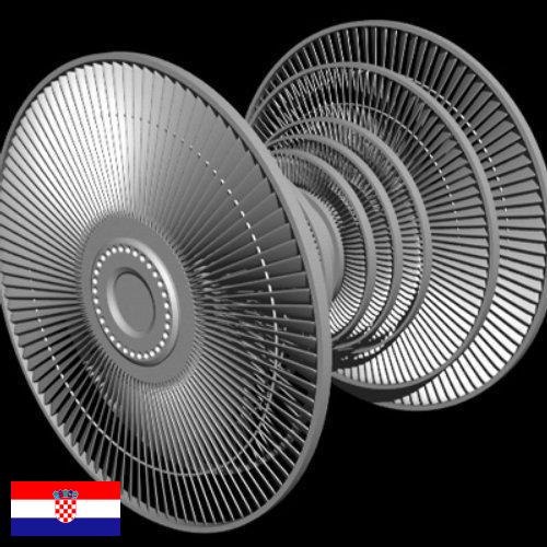 Роторы турбин из Хорватии