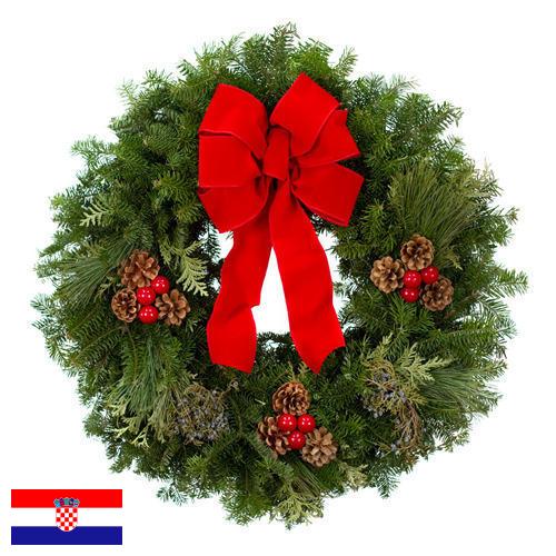 Рождественский венок из Хорватии
