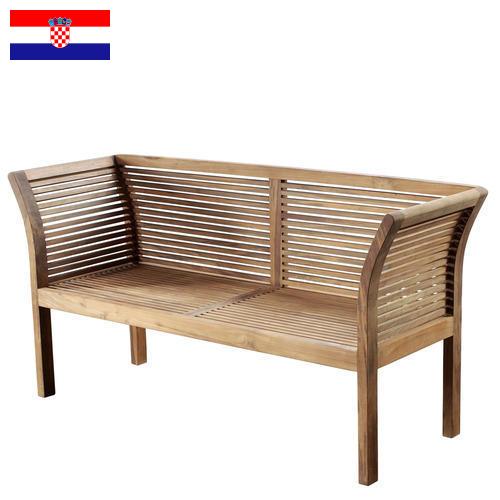 Садовые скамейки из Хорватии