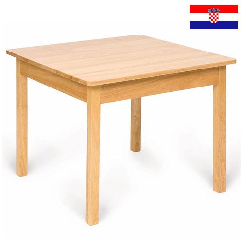 стол деревянный из Хорватии
