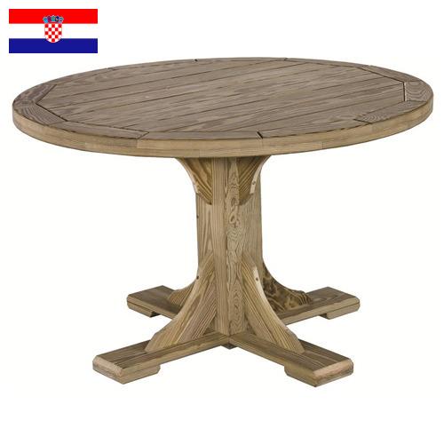 стол круглый из Хорватии