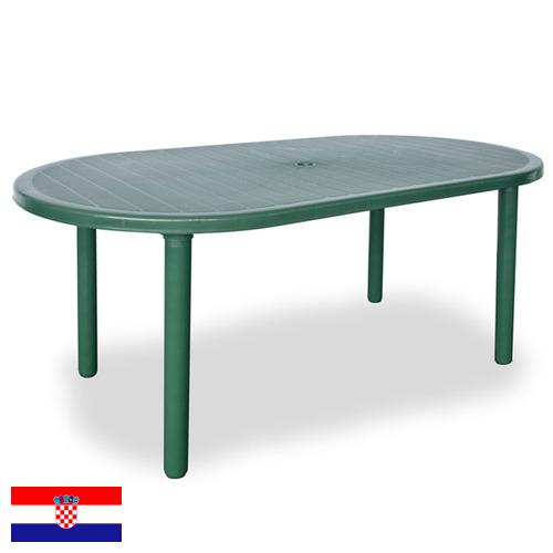 Столы пластиковые из Хорватии