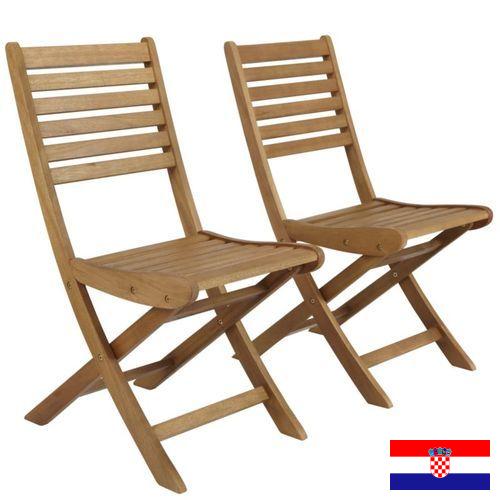 Стулья садовые из Хорватии
