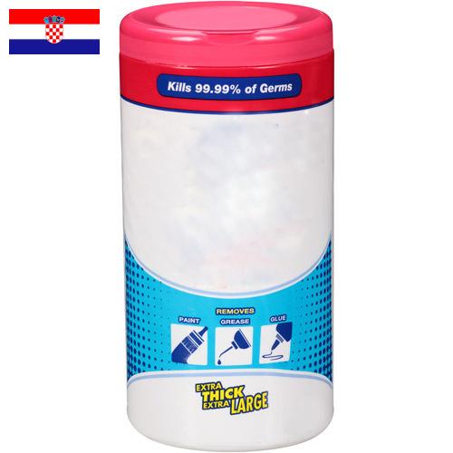 Влажные салфетки из Хорватии