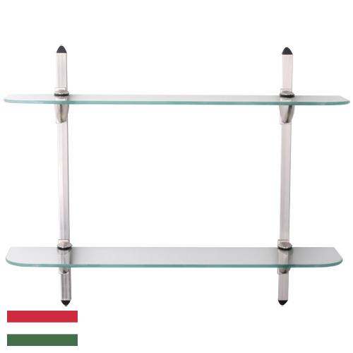 полки из стекла из Венгрии