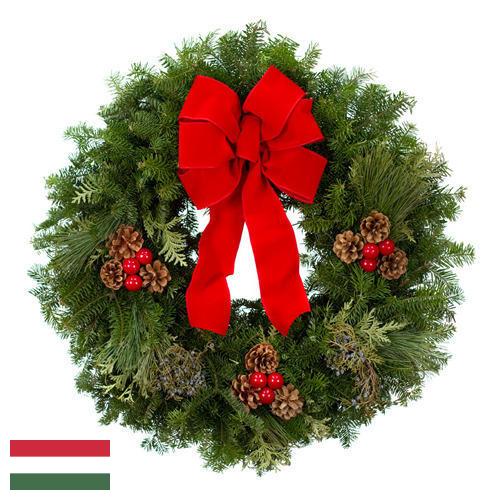 Рождественский венок из Венгрии