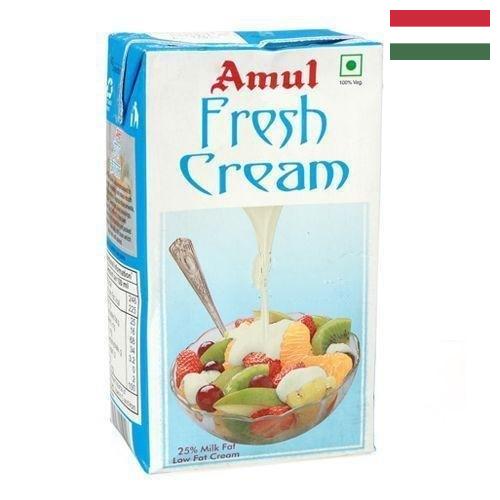 сливки молочные из Венгрии