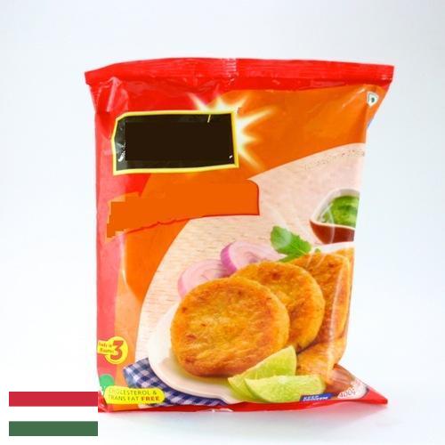 Замороженные продукты питания из Венгрии