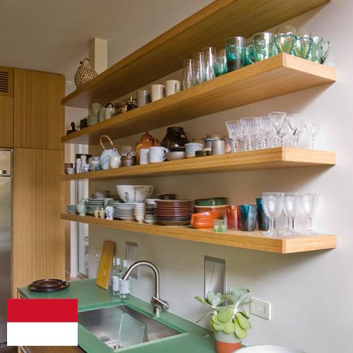 Стеллажи кухонные из Индонезии