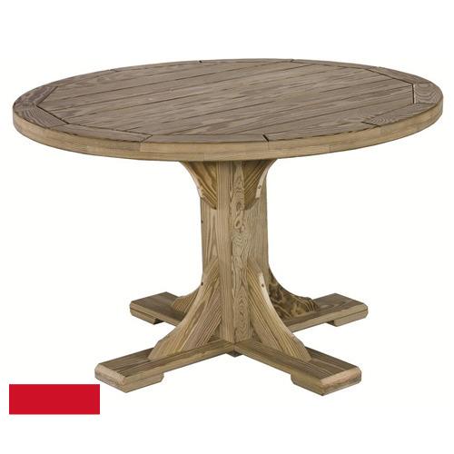 стол круглый из Индонезии