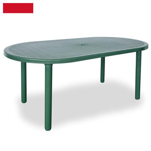 Столы пластиковые из Индонезии