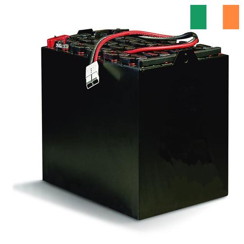 Батареи аккумуляторные тяговые из Ирландии