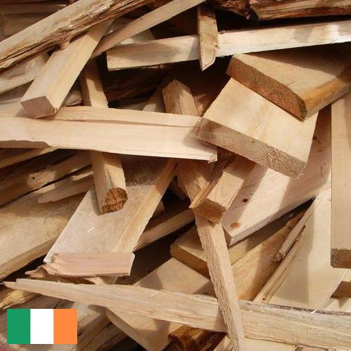 Древесные отходы из Ирландии