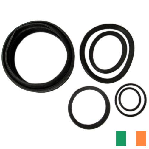 Изделия из каучука из Ирландии