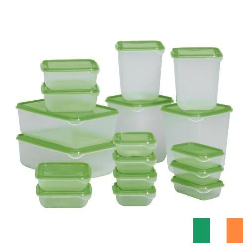 Контейнеры пластиковые из Ирландии