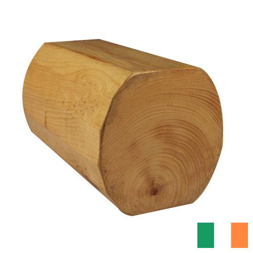 лесоматериалы круглые из Ирландии