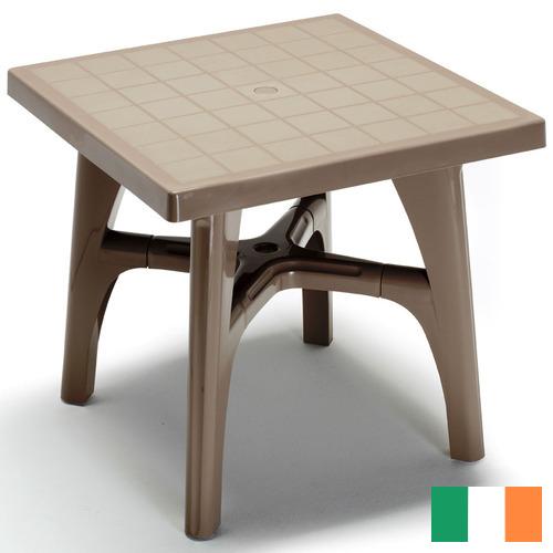 Мебель пластиковая из Ирландии