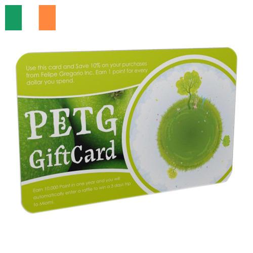 пластиковые карточки из Ирландии