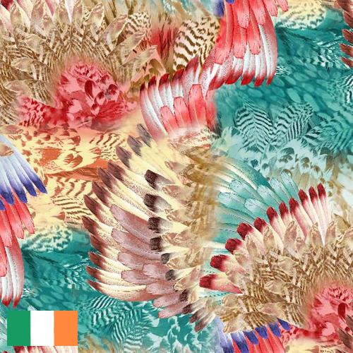 Ткани принтованные из Ирландии