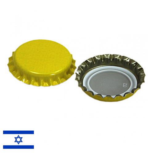 Крышки крончатые металлические из Израиля