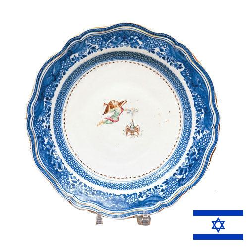 тарелка фарфоровая из Израиля