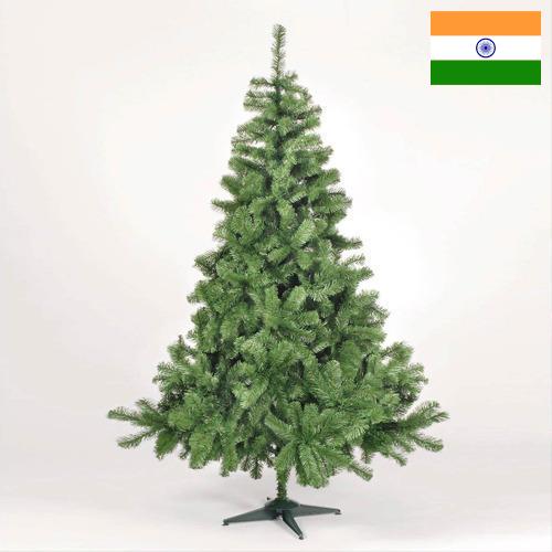 Елки искусственные новогодние из Индии
