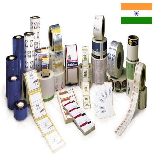 Этикетки из Индии