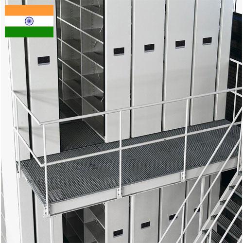 Мобильные стеллажи из Индии