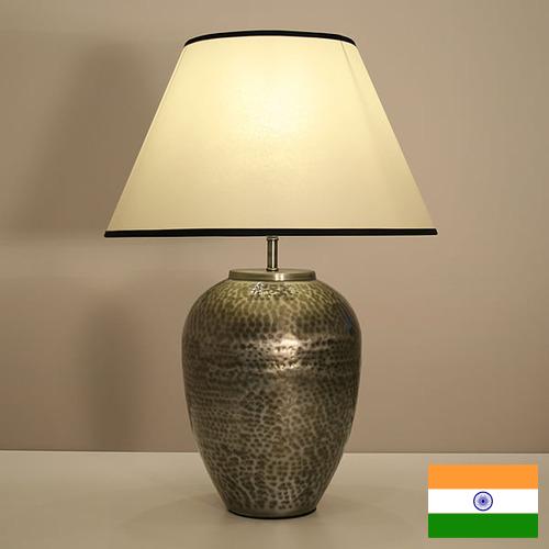 Настольные лампы из Индии