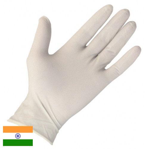 Перчатки одноразовые из Индии