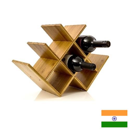 Подставка для бутылок из Индии