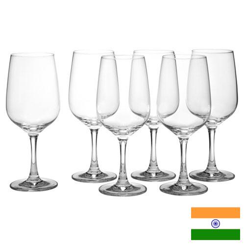 посуда стекло из Индии