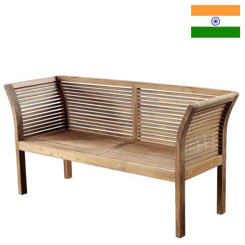 Садовые скамейки из Индии